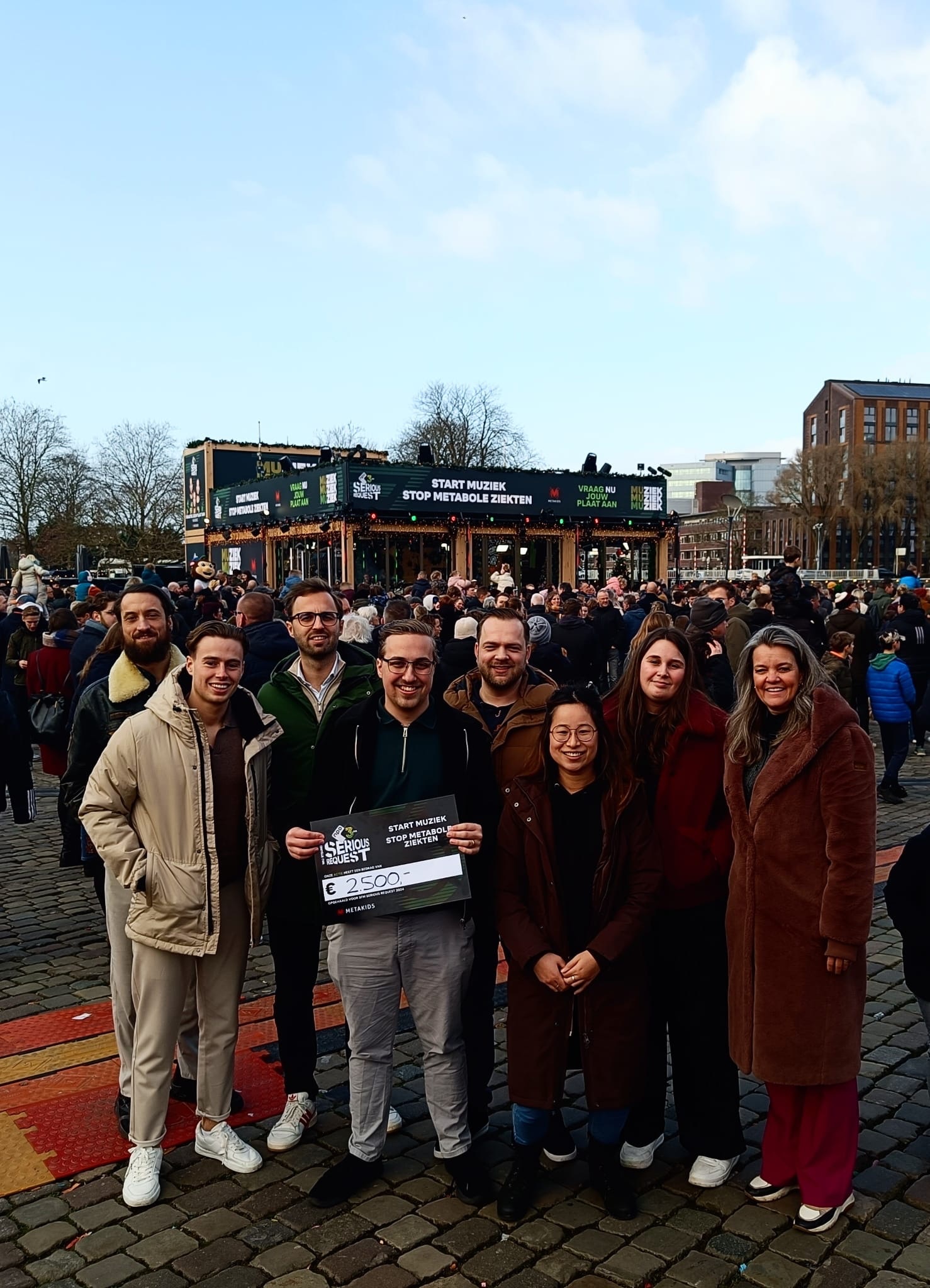 Donatie Arcady aan serious request, donatie aan het goede doel