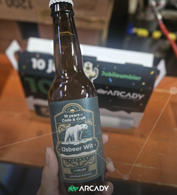 Ijsbeer Campagne Arcady, ons eigen jubileumbiertje